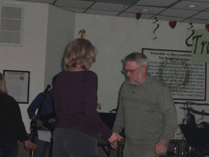 Bernachis dancing at Feb 12, 2011 show